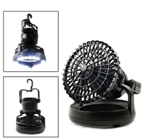 Portable Battery Operated Fan and Tent Light