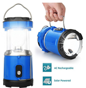 Solar lantern and flashlight - survival tools
