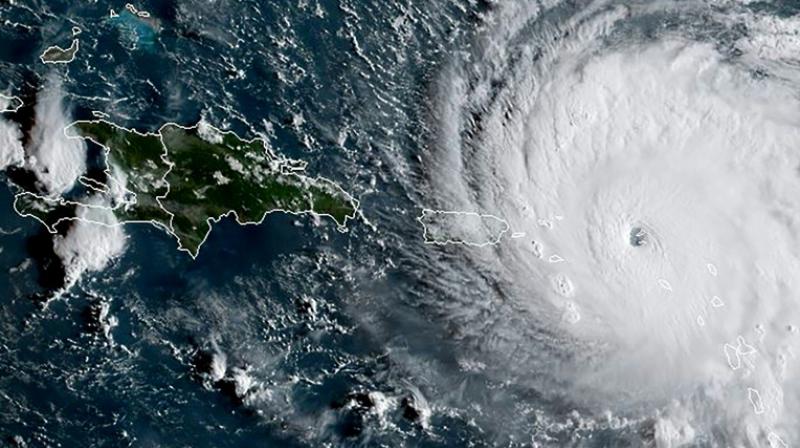 Hurricane Maria Aerial View